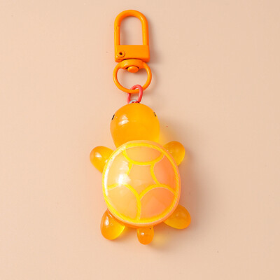 Breloc cu broasca testoasa animala din rasina colorata la moda pentru femei barbati chei masina geanta de mana pandantiv brelocuri bricolaj accesorii bijuterii