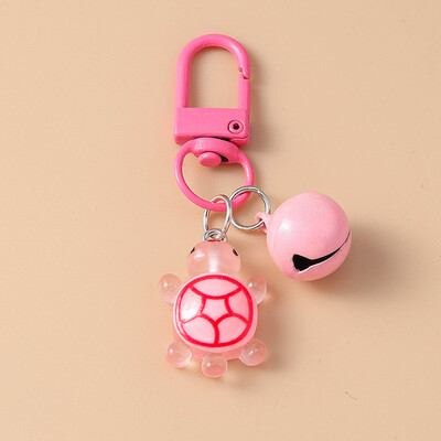 Breloc cu broasca testoasa animala din rasina colorata la moda pentru femei barbati chei masina geanta de mana pandantiv brelocuri bricolaj accesorii bijuterii