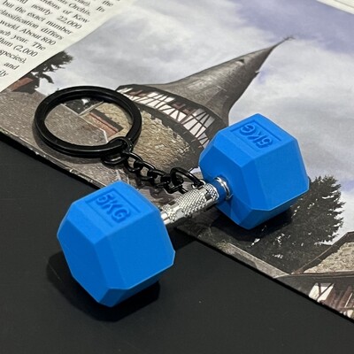 Breloc cu gantere Brelocuri creative de fitness Portofel de mașină Pandantiv pentru sală de sport Cadouri creative pentru bărbați Cadou pentru pasionați de sală de sport sau fitness