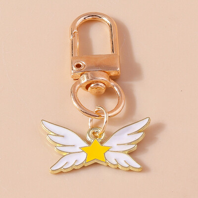 Breloc cu amprentă de câine din desene animate pentru femei bărbați chei mașini geantă pandantive Brelocuri Accesorii DIY bijuterii Cadouri