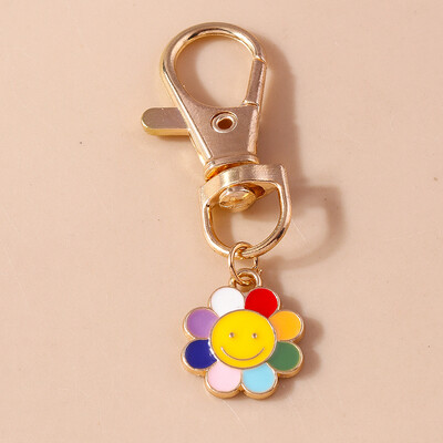 Breloc cu amprentă de câine din desene animate pentru femei bărbați chei mașini geantă pandantive Brelocuri Accesorii DIY bijuterii Cadouri