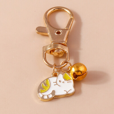 Breloc cu amprentă de câine din desene animate pentru femei bărbați chei mașini geantă pandantive Brelocuri Accesorii DIY bijuterii Cadouri