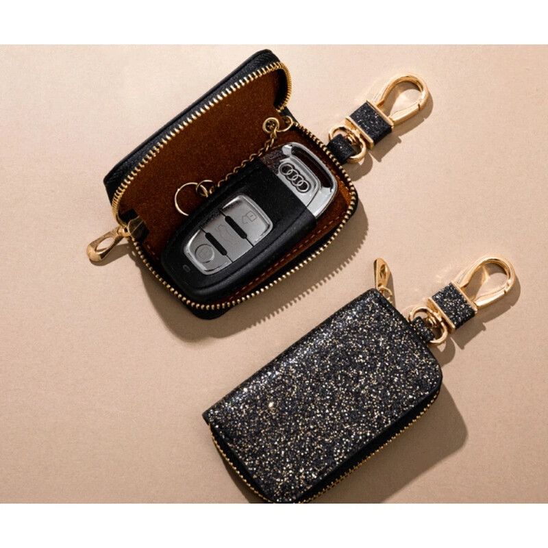 Mini Pu Car 3.4inc/8.7cm Keybag Unisex Depozitare Decoratiuni suspendate Catarama cheie Originalitate Flash Of Light Accesorii de personalitate