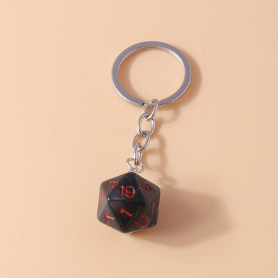 Breloc cu zaruri 3D din rășină de desene animate pentru cheia mașinii Cadouri de suvenir pentru femei bărbați poșetă poșetă pandantiv breloc accesorii bricolaj