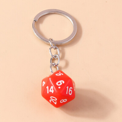 Breloc cu zaruri 3D din rășină de desene animate pentru cheia mașinii Cadouri de suvenir pentru femei bărbați poșetă poșetă pandantiv breloc accesorii bricolaj