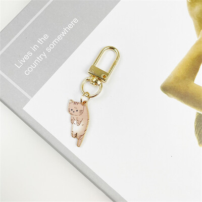 Breloc cu pisicuță cu inimă de dragoste drăguță, pisică albă, neagră, breloc pentru fete, geantă, ornamente pentru mașină, husă pentru căști, pandantiv, cadouri pentru cuplu