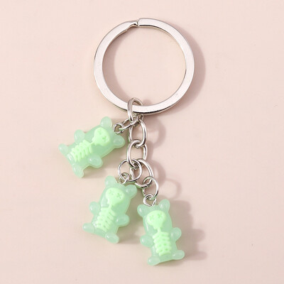 Breloc drăguț cu breloc urs 3D din rășină Brelocuri cu animale pandantiv pentru femei, fete, poșete, brelocuri pentru mașină, accesorii de bijuterii DIY