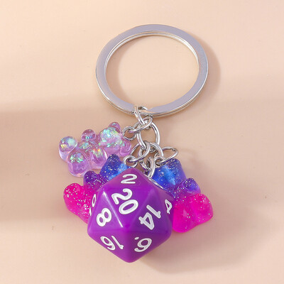 Breloc drăguț cu breloc urs 3D din rășină Brelocuri cu animale pandantiv pentru femei, fete, poșete, brelocuri pentru mașină, accesorii de bijuterii DIY