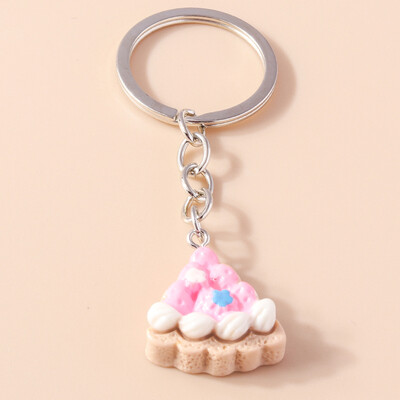 Prekrasni kristalni privjesak za ključeve od trešnje, simulirani voćni privjesak za ključeve, privjesci za žene, djevojke, ukras za torbicu, šarm, DIY nakit, darovi