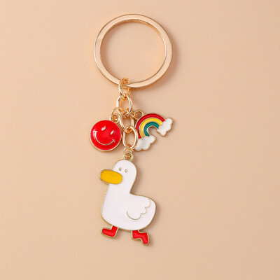 Breloc drăguț iepuraș iepuraș emailat, cu inimă de dragoste, pandantive pentru chei pentru femei, fete, decorațiuni pentru genți, accesorii de bijuterii DIY