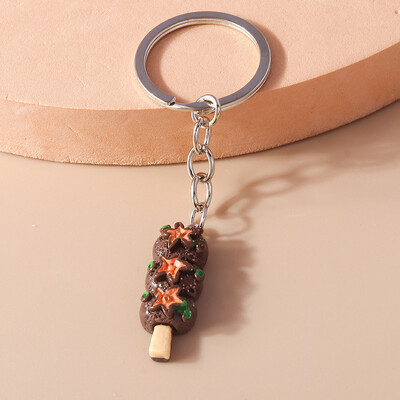 Breloc de țigară de simulare de modă, breloc de chei cu alimente 3D, pandantiv pentru suportul de chei, bărbați, femei, geantă, bijuterii DIY, cadou