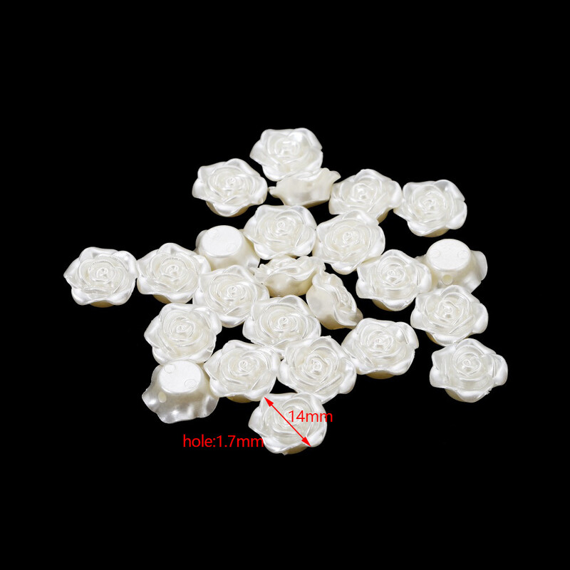 DIY juvelierizstrādājumu aksesuāri krelles ziedu statīvi starplikas krelles pērļu imitācijas rozā ziedi dekoratīvās matadatas vairumtirdzniecība matu aksesuāri