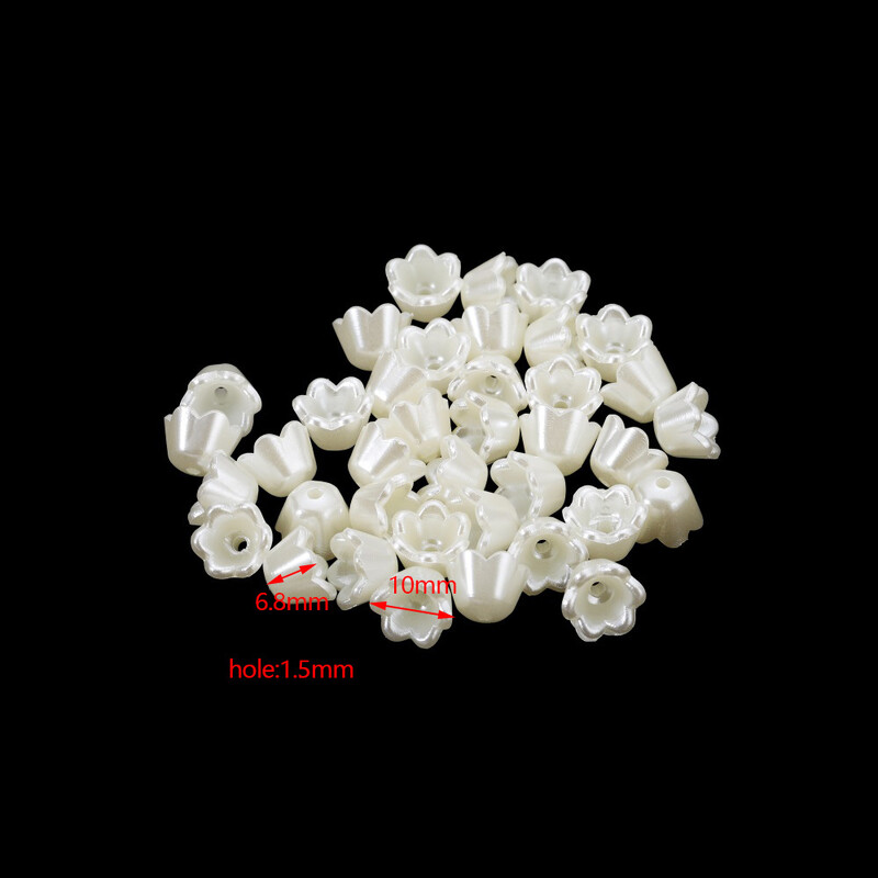 DIY juvelierizstrādājumu aksesuāri krelles ziedu statīvi starplikas krelles pērļu imitācijas rozā ziedi dekoratīvās matadatas vairumtirdzniecība matu aksesuāri