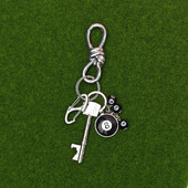 Twists metalni karabiner privjesak za ključeve estetski luksuzni otvarač za boce crni 8 ruksak privjesak dodaci modni poklon privjesak