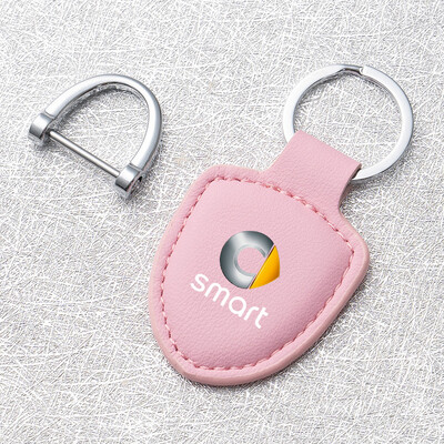 Breloc cu logo-ul mașinii din piele PU, lanț, brelocuri, accesorii auto, pentru Benz Smart Fortwo Forfour 451 453 450 452 454 Roadster Coupe