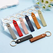 1/5 buc. Breloc din piele PU, cadou de afaceri, lanț de chei din piele pentru bărbați, femei, curea pentru chei de mașină, portofel în talie, brelocuri, brelocuri