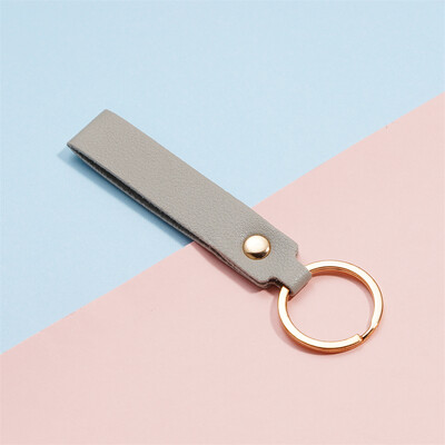 1/5 buc. Breloc din piele PU, cadou de afaceri, lanț de chei din piele pentru bărbați, femei, curea pentru chei de mașină, portofel în talie, brelocuri, brelocuri