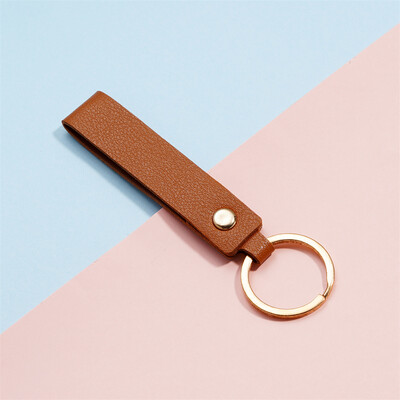 1/5 buc. Breloc din piele PU, cadou de afaceri, lanț de chei din piele pentru bărbați, femei, curea pentru chei de mașină, portofel în talie, brelocuri, brelocuri