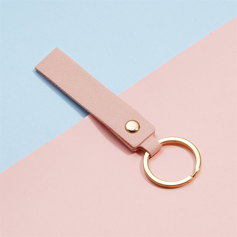 1/5 buc. Breloc din piele PU, cadou de afaceri, lanț de chei din piele pentru bărbați, femei, curea pentru chei de mașină, portofel în talie, brelocuri, brelocuri