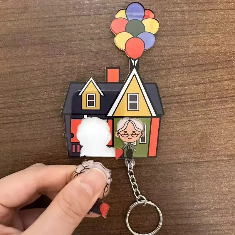 Breloc pentru cupluri Brelocuri cu inimă asortate Agatator Suport chei acrilic Cadou decorativ de perete pentru mama tata iubit iubitorii de iubită