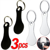 Coș de cumpărături din metal, 1/3 buc, jetoane, cărucior, jetoane, breloc decorativ, breloc multifuncțional portabil pentru cumpărături, în aer liber, acasă