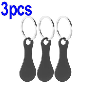 Coș de cumpărături din metal, 1/3 buc, jetoane, cărucior, jetoane, breloc decorativ, breloc multifuncțional portabil pentru cumpărături, în aer liber, acasă