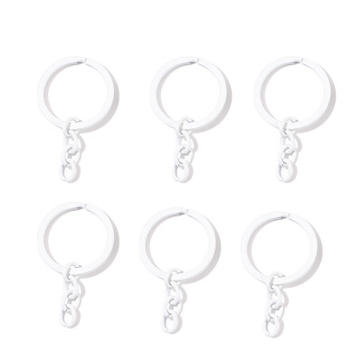 5 buc/lot 30 mm breloc breloc 55 mm lungime rotund colorat breloc breloc brelocuri pentru bricolaj bijuterii de fabricare aprovizionare cu ridicata