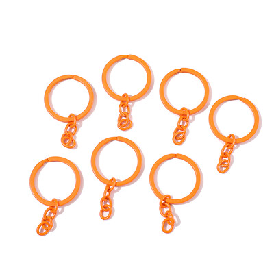 5 buc/lot 30 mm breloc breloc 55 mm lungime rotund colorat breloc breloc brelocuri pentru bricolaj bijuterii de fabricare aprovizionare cu ridicata