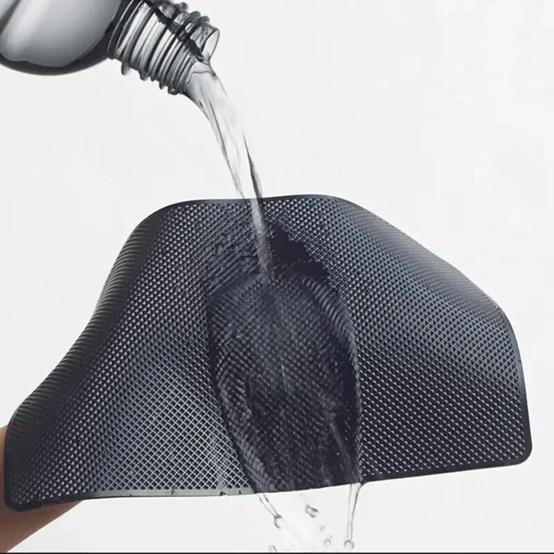 Covoraș anti-alunecare pentru panou auto, tampoane PVC lipicioase, suport pentru ochelari de soare, stil interior mașină, rezistent la căldură, telefon