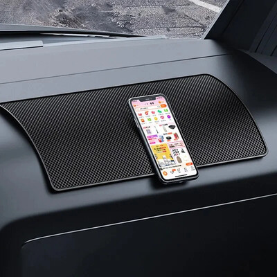Automobilinis neslystantis kilimėlis Lipnus neslystantis PVC pagalvėlės karščiui atsparus automobilio prietaisų skydelis Telefono akinių nuo saulės laikiklis Automobilio stilius Viduje