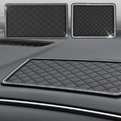 Covoraș lipicios pentru tabloul de bord al mașinii Tampă universală anti îndepărtare, reutilizabilă, anti-alunecare, covoraș lipicios pentru vehicule, suport pentru covoraș pentru disc