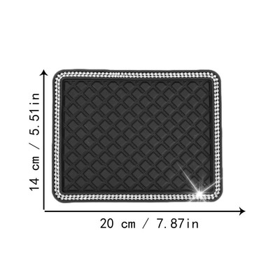 Covoraș lipicios pentru tabloul de bord al mașinii Tampă universală anti îndepărtare, reutilizabilă, anti-alunecare, covoraș lipicios pentru vehicule, suport pentru covoraș pentru disc