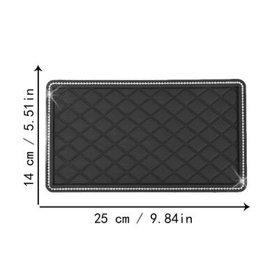 Covoraș lipicios pentru tabloul de bord al mașinii Tampă universală anti îndepărtare, reutilizabilă, anti-alunecare, covoraș lipicios pentru vehicule, suport pentru covoraș pentru disc