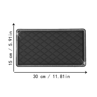 Covoraș lipicios pentru tabloul de bord al mașinii Tampă universală anti îndepărtare, reutilizabilă, anti-alunecare, covoraș lipicios pentru vehicule, suport pentru covoraș pentru disc