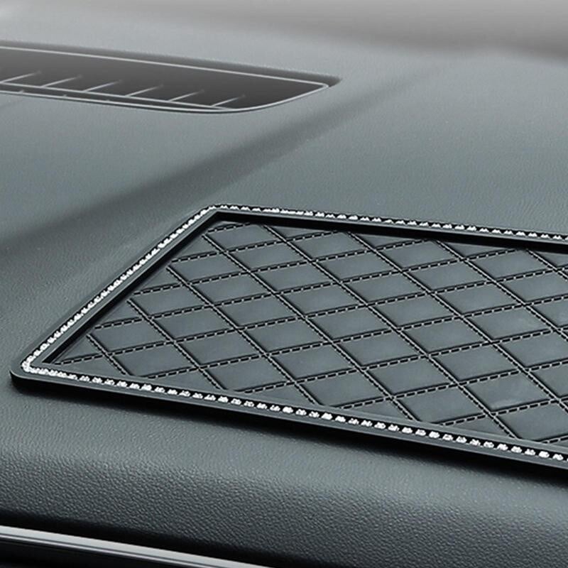 Covoraș lipicios pentru tabloul de bord al mașinii Tampă universală anti îndepărtare, reutilizabilă, anti-alunecare, covoraș lipicios pentru vehicule, suport pentru covoraș pentru disc