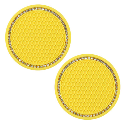 2 bucăți suport de pahare pentru pahare auto universale anti-alunecare Accesorii pentru interiorul mașinii cu stras din cristal