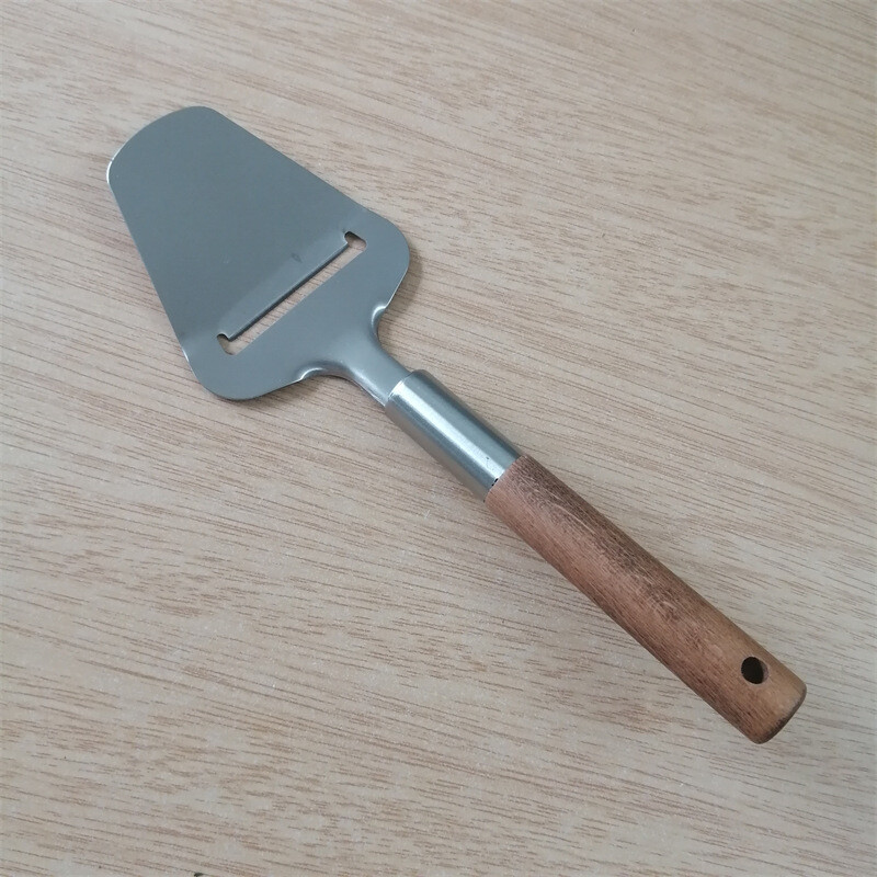 Spatulă de tort din oțel inoxidabil spatulă de pizza spatulă de pizza triunghiulară tăietor de brânză de bucătărie instrumente creative de coacere