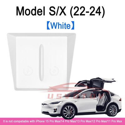 Bezvadu lādētāja paliktnis Tesla Model 3 YSX Highland 2024 2023 2022 Piederumi Centrālās konsoles organizatora uzlādes stacijas paklājiņi