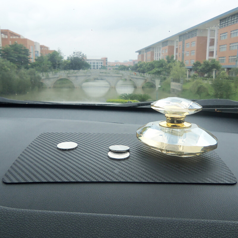 Ornament pentru mașină din silicon pentru tabloul de bord Covoraș anti-alunecare Tampă lipicioasă anti-alunecare cu două fețe pentru Suport pentru ochelari de soare pentru telefon 22,5*14,5 cm