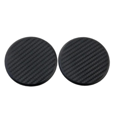 2Pcs silikonski utor za automobilsku čašu za vodu Neklizajuća podloga za prostirku 2,48" podloga za automatsku čašu Kružni kvadratni izgled Unutarnji dodaci od karbonskih vlakana