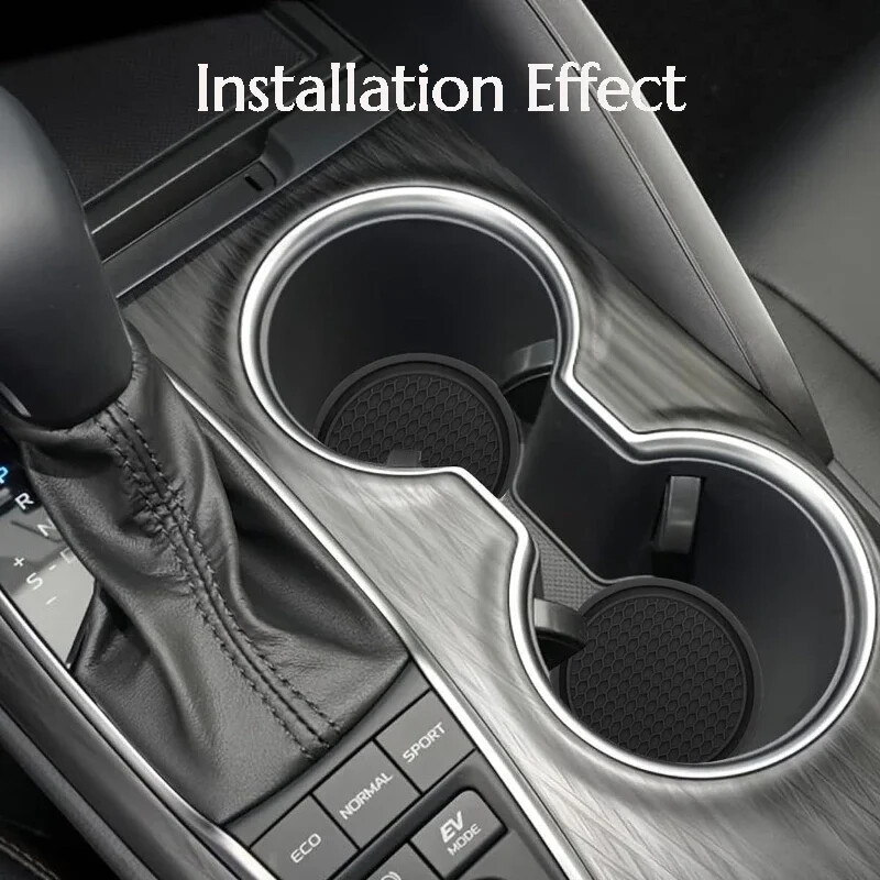 Pachet de 4 suporturi pentru pahare pentru mașină Tampoane anti-alunecare Cu inserție universală Coasters Accesorii interioare auto Suport pahare Tampoane cu inserție anti-alunecare