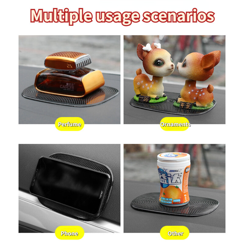 Automašīnas paneļa pretslīdes paklājs Auto Dash Nano neslīdošs paliktnis Mobilais mobilais tālrunis Smaržas Rotājumi Dažādi Turētāju Salona piederumi