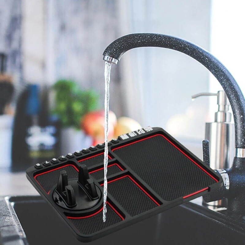 Covoraș anti-alunecare pentru mașină multifuncțională Suport pentru telefon auto anti-alunecare Lipicios anti-alunecare Suport telefon silicon pentru bord Covoraș pentru mașină