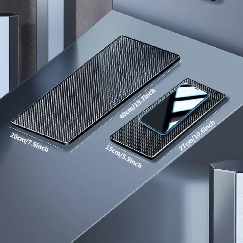 Automašīnas pretslīdes paklājs Automašīnas centrālās vadības instrumentu galds augstas temperatūras pretslīdes paklājs automašīnas apdares pretslīdes paklājiņā