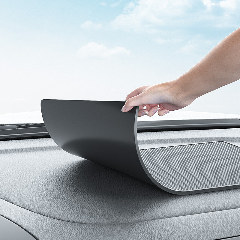 1p 20cm Pad antiderapant pentru mașină Ochelari de soare Pvc Telefon mobil Panou de instrumente Vâscozitate Parfum Decorare Consolă Accesorii interioare