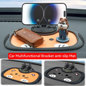 Covoraș anti-alunecare pentru mașină multifuncțională Suport pentru telefon mobil pentru mașină trei în unu Covoraș anti-alunecare din silicon Tablou de bord universal pentru mașină