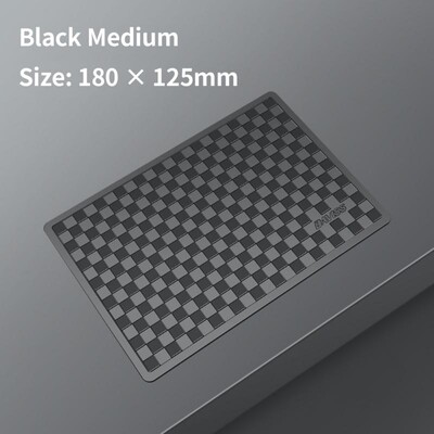 25*14CM automašīnas pretslīdes paklājiņš PVC stabils daudzfunkcionāls paneļa viduskonsole tālruņa spilvena spilventiņu paklājiņš kronšteins Automašīnas aksesuāri