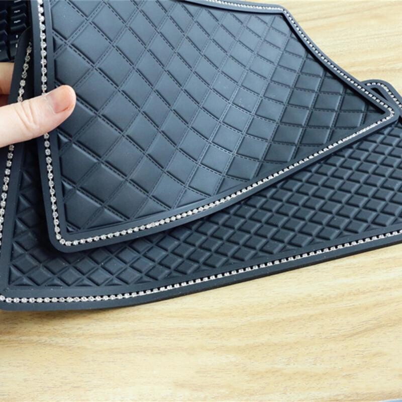 25*14CM auto libisemisvastane matt PVC stabiilne mitmeotstarbeline armatuurlaud keskkonsool telefoni padi padi matt kronstein Auto tarvikud