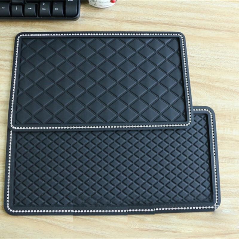 25*14CM auto libisemisvastane matt PVC stabiilne mitmeotstarbeline armatuurlaud keskkonsool telefoni padi padi matt kronstein Auto tarvikud