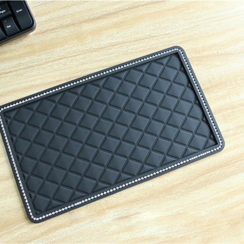 25*14CM auto libisemisvastane matt PVC stabiilne mitmeotstarbeline armatuurlaud keskkonsool telefoni padi padi matt kronstein Auto tarvikud